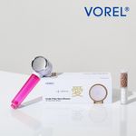 VOREL Dual Filter Shower Head Cute Antibacterial Rust Removal Water Purifier _ Made in Korea